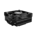DeepCool CPU Cooler - AN400 BK (Low profile, 31,18 dB; max, 52,97 m3/h; 4pin csatlakozó, 4 db heatpipe, 9cm, PWM)