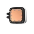 DeepCool CPU Water Cooler - LD240 WH (max 21dB; max. 122,39 m3/h; 2x12cm, LED kijelző, fehér)