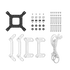 DeepCool CPU Water Cooler - LD360 WH (max 21dB; max. 122,39 m3/h; 3x12cm, LED kijelző, fehér)