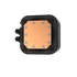 DeepCool CPU Water Cooler - LQ240 (max 21dB; max. 122,39 m3/h; 2x12cm, LED kijelző, fekete)