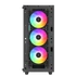 DeepCool Számítógépház - CC560 A-RGB V2 (fekete, ablakos, 4x12cm venti, Mini-ITX / Micro-ATX / ATX, 1xUSB3.0, 1xUSB2.0)