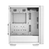 DeepCool Számítógépház - CC560 WHITE V2 (fehér, ablakos, 4x12cm LED venti, ATX, 1xUSB3.0, 1xUSB2.0, fehér)