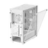 DeepCool Számítógépház - CC560 WHITE V2 (fehér, ablakos, 4x12cm LED venti, ATX, 1xUSB3.0, 1xUSB2.0, fehér)