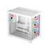 DeepCool Számítógépház - CG530 4F WH (fehér, ablakos, 4x12cm A-RGB, BTF, ATX, 2xUSB3.0, 1xUSB2.0)