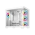 DeepCool Számítógépház - CG530 4F WH (fehér, ablakos, 4x12cm A-RGB, BTF, ATX, 2xUSB3.0, 1xUSB2.0)