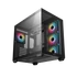 DeepCool Számítógépház - CG530 4F (fekete, ablakos, 4x12cm A-RGB, BTF, ATX, 2xUSB3.0, 1xUSB2.0)