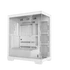 DeepCool Számítógépház - CG580 WH (fehér, abakos, venti nélkül, BTF, ATX, 2xUSB3.0, 1xUSB2.0)