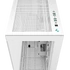 DeepCool Számítógépház - CH780 WH (fehér, ablakos, 3x140mm A-RGB ventilllátor, E-ATX, 4xUSB3.0)