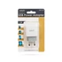 Delight Telefon töltő  - 1db USB, 5V/2.1A, Fehér
