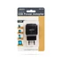 Delight Telefon töltő  - 1db USB, 5V/2.1A, Fekete