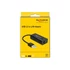 Delock Átalakító - 62595 (USB2.0 -> Lan RJ45, Fekete)