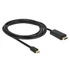 Delock Kábel - 83699 (Mini Displayport 1.1 -> HDMI, apa/apa, 2m)