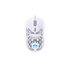 Endorfy Egér - LIV Onyx White (Honeycomb, 8000 DPI, ARGB, PixArt PAW3311, optikai, 1,8m, fehér)
