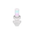 Endorfy Mikrofon - AXIS Streaming Onyx (USB-A, 3,5 mm output, ARGB, fehér)