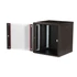 Equip Fali Rackszekrény - EPM-12-6060-B-CBAA (19", 12U, 600x600mm, előre szerelt, fekete)