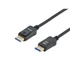 Equip Kábel - 119271 (DisplayPort2.1 kábel, 4K/144Hz, apa/apa, fekete, 1m)