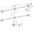 Equip Monitor Asztali konzol - 650160 (13"-27", 6 monitor, dönthető, forgatható, állítható magasság Max.: 3x7kg, fekete)