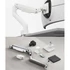 Equip Monitor Asztali konzol - 650181 (17"-49", 1 monitor, dönthető, forgatható, Max.: 20kg, fehér)