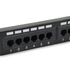Equip Patch panel - 235324 (24 port, Cat5e, 1U, árnyékolatlan, fekete)