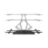 Equip TV Fali konzol - 650335 (37"-80", Max.: 60kg, dönthető, forgatható, fekete)