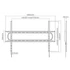 Equip TV Fali konzol - 650338 (60"-120", Max.: 120kg, fekete)