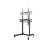 Equip TV állvány - 650631 (55"-100" álló, dönthető, állítható magasság, gurulós, motoros, Max.:120kg, fekete)