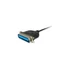 Equip átalakító - 133383 (USB2.0 - Párhuzamos (Parallel), apa/apa, EPP/ECP)
