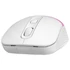Everest Vezeték nélküli Egér - SM-18 Pink (1600 DPI, 4gomb, optikai, fehér-rózsaszín)