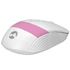 Everest Vezeték nélküli Egér - SM-18 Pink (1600 DPI, 4gomb, optikai, fehér-rózsaszín)