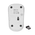 Everest Vezeték nélküli Egér - SM-833 White (1200 DPI, 3gomb, optikai, fehér)