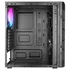 Everest Számítógépház -  CREST V1 (fekete; üveg; ATX; alsó táp; 4x120mm RGB, 1xUSB3.0 + 2xUSB2.0)