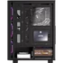 Formula Számítógépház - Mana Dynamic Black (fekete, ablakos, 4x12cm venti, ATX, 2xUSB3.0, 1xType-C)