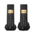 GIGASET DECT telefon, PURE 200 Duo, fekete