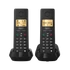 GIGASET DECT telefon, PURE 200 Duo, fekete