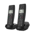 GIGASET DECT telefon, PURE 200 Duo, fekete