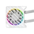 ID-Cooling CPU Water Cooler - DASHFLOW 360 XT LITE WHITE (25dB; max. 132,94 m3/h; 3x12cm, fehér)