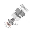 ID-Cooling CPU Water Cooler - DX240 MAX WHITE (35.2dB; max. 144,41 m3/h; 2x12cm, fehér)