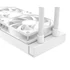 ID-Cooling CPU Water Cooler - FX240 INF WHITE (27.2dB; max. 98,54 m3/h; 2x12cm, A-RGB, fehér)