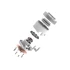 ID-Cooling CPU Water Cooler - FX360 INF WHITE (27.2ddB; max. 98,54 m3/h; 3x12cm, A-RGB, fehér)