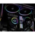 ID-Cooling CPU Water Cooler - Space SL240 (13.8-30.5dB; max. 132,52 m3/h; 2x12cm, A-RGB LED, fekete)
