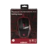 KONIX - DRAKKAR PC Runemaster Evo Egér Vezetékes Gaming 2500DPI, Fekete-Piros