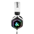KONIX - DUNGEONS & DRAGONS "Rainbow" 7.1 Fejhallgató Vezetékes Gaming Stereo Mikrofon, Fehér-Fekete