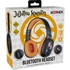 KONIX - JUJUTSU KAISEN 2.0 Fejhallgató Bluetooth Vezeték Nélküli Gaming Stereo Mikrofon, Fekete-Narancs