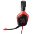 KONIX - NARUTO "Akatsuki" 2.0 Fejhallgató Vezetékes Gaming Stereo Mikrofon, Fekete-Piros