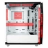 LC-Power Számítógépház - 713W - Bright Sail X (fehér, fehér belső, ablakos, mATX/ATX, 2xUSB-A 3.2, 1xUSB-C 3.2)