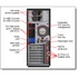 LENOVO torony szerver - ST550 (2.5"), 1x 10C S4210R 2.4GHz, 1x32GB, NoHDD, 9350-8i, XCC E, 1x750W.