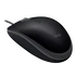 LOGITECH Egér - B110 Vezetékes Optikai Silent, Fekete