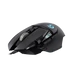 LOGITECH Egér - G502 Lightsync RGB Vezetékes Gaming, Fekete