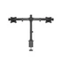 MULTIBRACKETS Asztali konzol (2 képernyős rögzítőkar), M Deskmount Basic Dual (15-27", max.VESA: 100x100 mm, 10 kg)