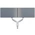 MULTIBRACKETS 2 karos asztali konzol, M Deskmount Gas Spring Dual White (15-27", max.VESA: 100x100 mm, 9 kg)